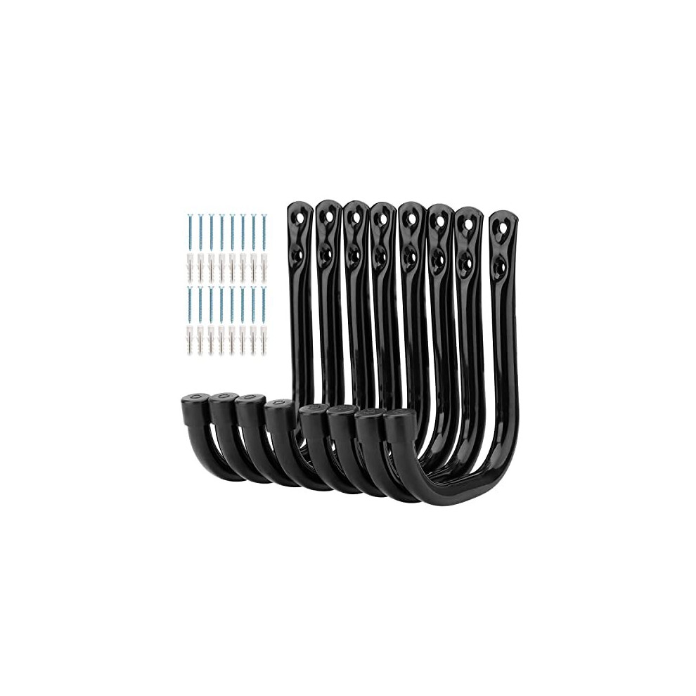 Garage Storage Hooks, Heavy Duty Utility J Hooks For Garage Storage, Sheds Organizer, Garden Tools, Gym Sports Equipment, Each Hook Max Load 20Kg 5014542719905
