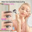 Eyelash Curler, 3 in 1 Lash Curler Kit with 5 Extra Replacement Refill Pads Eyelash Applicator Makeup Tool 3