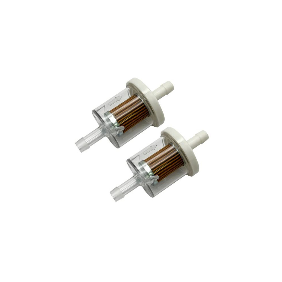 Replacement Fuel Filter For Briggs Stratton 691035 40 Micron Fuel Filter 1/4" Inline Fuel Filter Compatible With Kawasaki Fh430v 5014542705793