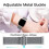 3 Pack Elastic Nylon Straps Compatible for Fitbit Versa 4/Versa 3/Sense 2/Sense Strap, Stretchy Adjustable Fabric Breathable Replacement Straps for 3
