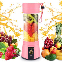 Portable Blender Personal Size Blender Smoothies and Shakes 380 ml Mini Blender Juicer Cup USB Rechargeable Handheld Small Blender Bottles Fruit Mixer
