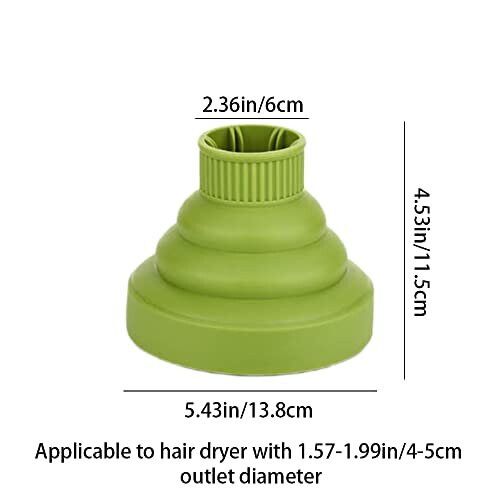Diffuser Hairdryer Curly hair Diffuser Attachment Silicone Collapsible Blow Dryer Diffuser Universal Curling Diffuser for Curly or Wavy Hair 1