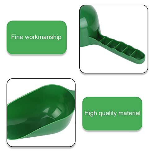 Plastic Scoop Multi-function Spoon Soil Plastic Shovel Spoon for Compost Planting or Plants 2