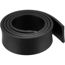 Weather Stripping 40mm(W) x 5mm(T) x 1M(L)-Solid Rectangle Rubber Seal Strip for Water Oil Weather Window Door Seal