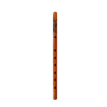 Vertical Flute 7 Holes Bamboo Vertical Clarinet with Printed for Student Music Lover and Beginner Musical Instrument - 33mm