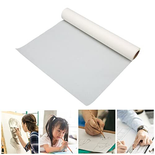 Tracing Paper Roll, White Practicality Sewing Pattern Paper Cost Effective for Sketch(46m) 2