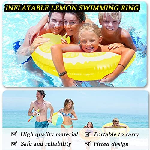 Swimming Rings for Children, Fish Pool Floats Swimming Float Lying Rings  Thick Inflatable Pool Swimming Ring Summer Outdoor Beach Party for Adults  Teenagers Children : : Toys