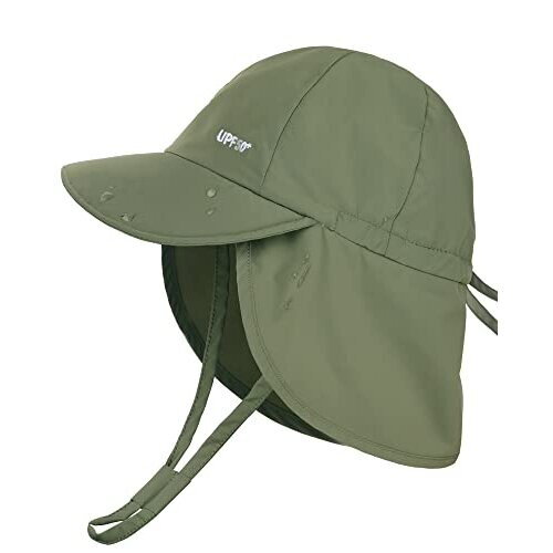 Toddler Sun Hats Baby Girls Boys Summer Beach Hat Quick-Dry UPF 50+  Adjustable Kids Swim Hat with Neck Flap Army Green on OnBuy