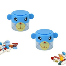 2 Pack Pill Crusher and Grinder, Pill Crusher Portable, Professional Pill Pulverizer, Tablet Crusher, Domestic Pill Crusher for Pills, Vitamins,