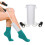 Sock Aid Tool Sock Helper Slider Sock Puller Upper Easy On and Off Stocking Slider Sock Assistant Aid Socks Dressing Aids with Long Handle Adjustable 1