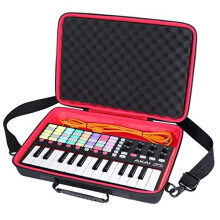 Travel Hard Case for AKAI Professional APC KEY 25 MK2 25-Key USB MIDI Pad Controller, Case Only