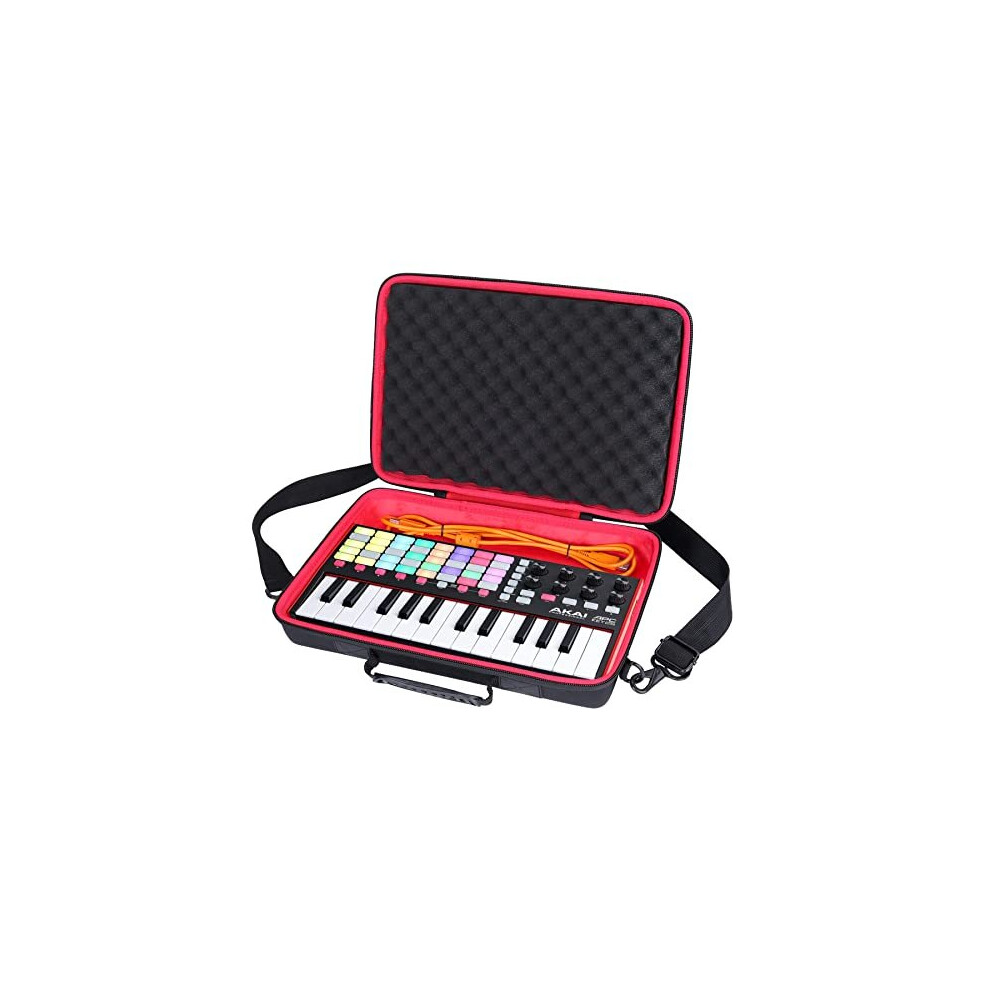 Travel Hard Case for AKAI Professional APC KEY 25 MK2 25-Key USB MIDI Pad Controller, Case Only