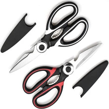Heavy Duty Kitchen Scissors, Sharp Kitchen Scissors Multipurpose Utility Stainless Steel Scissor, Kitchen Shears for Chicken, PoultryMeat, Vegetables,
