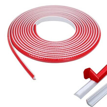 TPE Quadrant Trim 9.84Feet/ 3Meters Flexible Molding Trim Self Adhesive Triangular Trim Edging Strip for Corner Wall Ceilings Decor Waterproof Peel