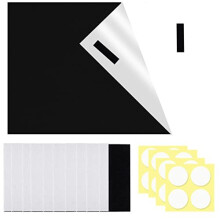 Portable Blackout Blinds 150x200 cm - Self-Adhesive, No Drill, Cut-to-Fit, Heat-Reflective Silver Back, For Nursery Bedroom Travel