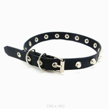 Spike Choker Punk Collar Female Women Men Leather Studded Rivets Chocker Necklace Goth Jewelry Gothic Accessories