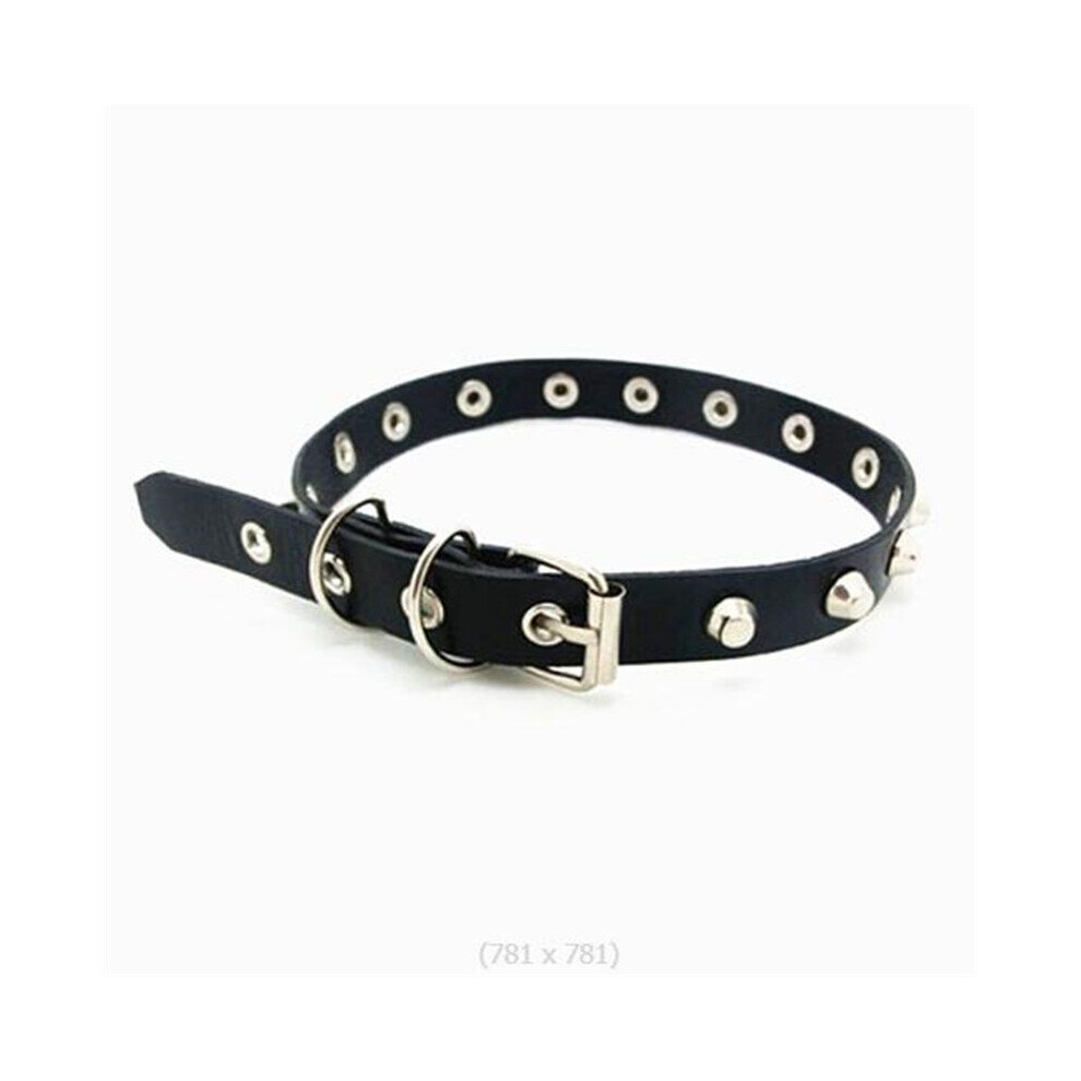 Multicoloured Spike Choker Punk Collar Female Women Men Leather Studded Rivets Chocker Necklace Goth Jewelry Gothic Accessories