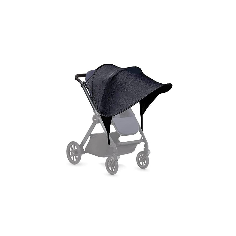 Pram Sun Shade Cover,UPF50+ Universal Baby Sunshade,Foldable Baby Stroller Sun Shade Pushchair Awning,Breathable Pram Sun Shade,Stroller Sun Shade