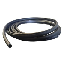 UPVC Rubber Window and Door Seal, Draught proofing excluder, 12 Meters, Black.