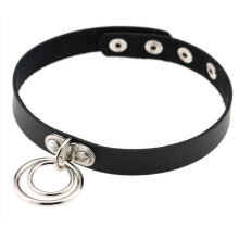 Punk choker Gothic Jewelry Leather Collar Studded Choker Necklace grunge egirl cosplay chocker