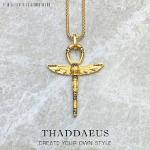Necklace Cross of Life Ankh with Scarab,2021 Summer Fine Jewelry Europe 925 Sterling Silver Bijoux Gift For Women Men