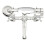NES Home Edwin Traditional Freestanding Bath Shower Mixer Tap Chrome 3