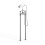 NES Home Edwin Traditional Freestanding Bath Shower Mixer Tap Chrome 6