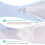 (Blue) 9ft Pregnancy U-Shaped Pillow Body Back Support 13