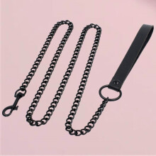 Chain Leash Bdsm Toys PU Leather Collar Sexy Accessories For Women Choker Necklace Bondage Traction Rope Couples Game
