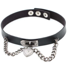 vintage Gothic Men Women Unisex Faux PU Leather Spike Rivet Choker necklace Punk Collier Wedding Bride Jewelry Gift
