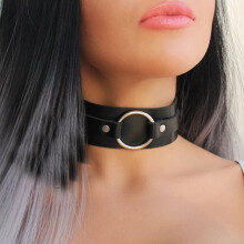 Women Bdsm Erotic collar Neck Leather necklace Belt Harness Sexy Bondage O-Ring Choker Goth Pole Dance Club Accessories