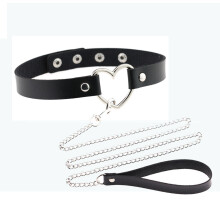 Sexy Sex Games for Women PU Leather Choker Necklace Gothic Cosplay Slave Costume BDSM Bondage Necklace Neckband Sex Collar