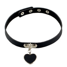 Women Sexy Rivet Spike Punk Collar Leather Lead Chain Bell Choker Slave Costume BDSM Bondage Necklace Gothic Accessories