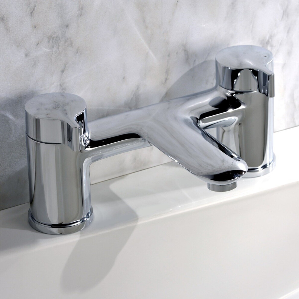 Wander Modern Chrome Design Deck Mounted Bath Filler Tap