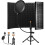 NEW-OPENED BOX Gleeya Microphone Isolation Shield with Tripod - 5-Panel Portable Vocal Shield & Pop Filter 4