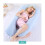 (Blue) 9ft Pregnancy U-Shaped Pillow Body Back Support 1