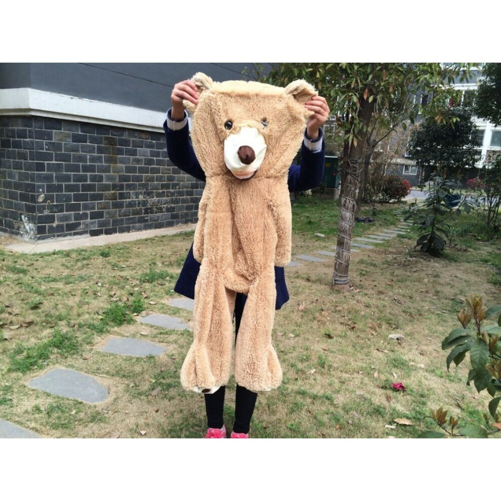 (160cm) 100-260cm America Giant Teddy Bear Plush Toys Soft Teddy Bear Outer ONLY Skin Coat