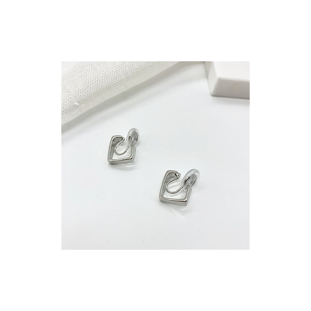 Geometry Minimalist Clip on Earrings Vintage High Golden Without Piercing Ear Clips for Women-image-OPC-PBRCK7N-NEW