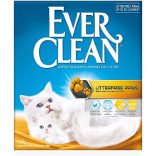 Ever Clean Clumping Cat Litter, Scented Cat Litter, Litterfree Paws, Long-lasting Freshness, Dust-Free Formula, 10L
