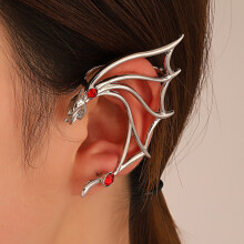Punk Statement Flying Dragon Frog Animals Clip On Earrings Ear Cuff for Women Ear Wrap Earcuff Cartilage Earring Gothic Jewelry