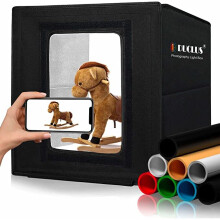 DUCLUS Light Box Photography 30cm/12"x12" Portable Photo-Box Booth