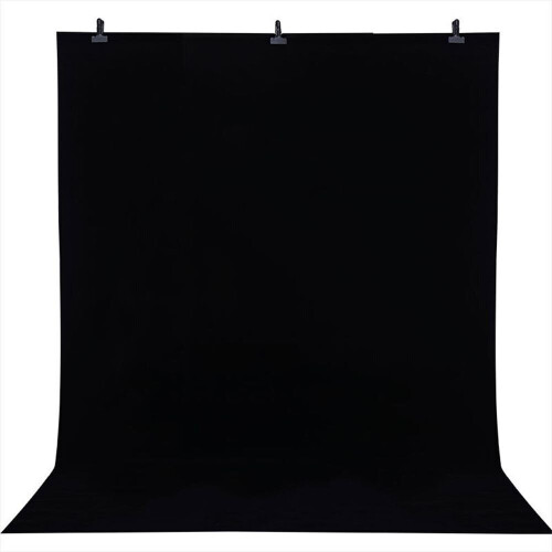( 150x100cm) Photography Backdrop Black Screen Non-Reflective Flocking Background Prop