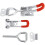(5pcs) Adjustable Toggle Clamp Latch Smoker Latch Clamps 5