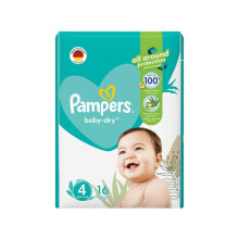 Pampers Baby-Dry Diapers With Aloe Vera Lotion & Leakage Protection,