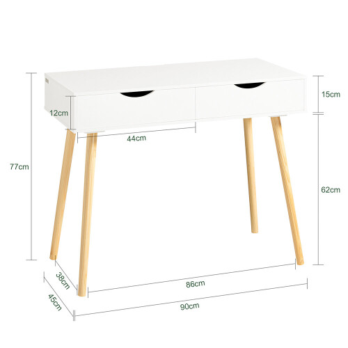 SoBuy® FWT40-WN, Home Office Table Desk Computer Desk Computer Workstation 2