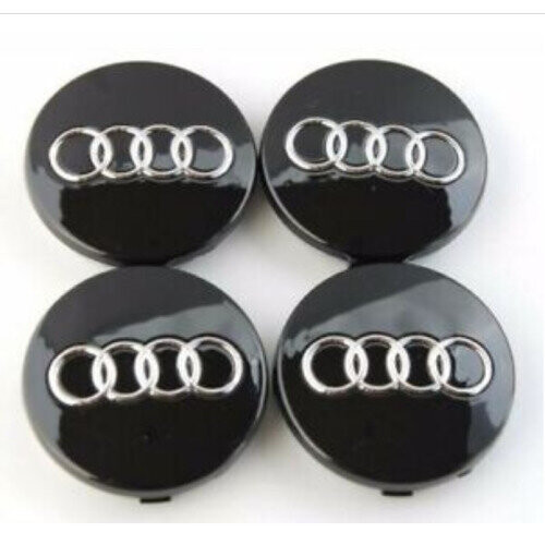 4pcs 60mm Car Wheel Center Cap Hub Covers For Audi A3 A4 A5 A6 A7 2