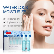 (Hyaluronic Acid) Ampoule Face Serum Anti Oxidant Anti-Wrinkle Moisturizing Skin Tone Care