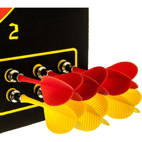 Magnetic Dartboard Roll Up 6 Magnet Darts Game Dart Board Double Sided 1