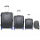 (Combo of 4) Rucksack Bag + Cabin Suitcase + Medium + Large Suitcase 1