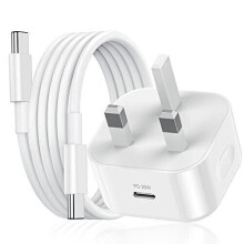 (PD Plug and Cable) For iPhone 14 13 11 Pro Mini XR XS MAX Fast Charging USB-C PD Plug Charger Cable
